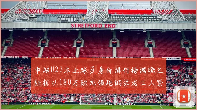 中超U23本土球员身价排行榜揭晓王钰栋以180万欧元领跑铜梁龙三人紧随其后